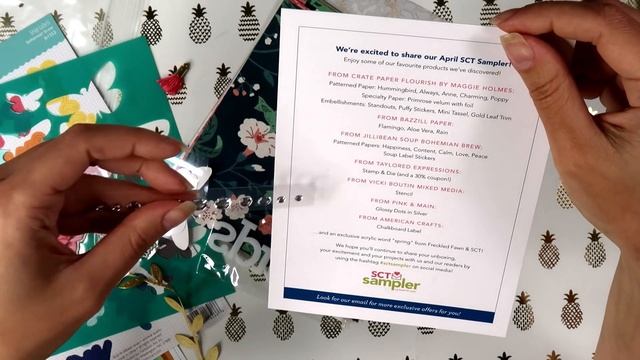 Новые пробники в скрапе Что это? Обзор посылок / SCT Sampler Spring