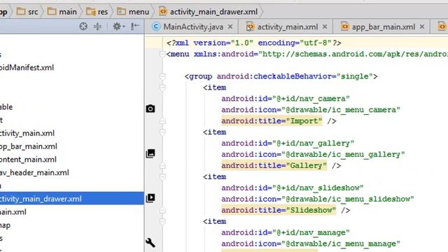 Navigation Drawer Using Navigation View Android Studio In Hindi #1 смотреть онлайн