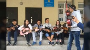 Песня:Баста-Выпускной(Медлячок) Выпускники школы  имени Ораза Жандосова (2015-2016)