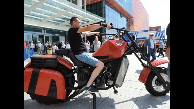 Совместная разработка мотоцикла МТЗ Беларус и Harley Davidson, 2023 г. на МСВ «Белагро-2023»...