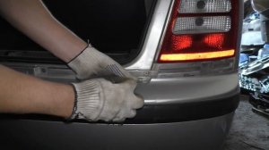 Как снять задний бампер - Шкода Октавия Тур А4 с 2000 по 2011 г.