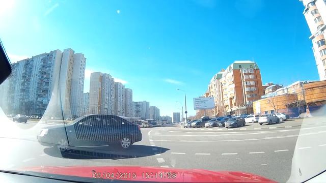 Бутовский маршрут ГИБДД.Разворот на перекрестке Старокачаловская с пересечением коктебельской смотреть онлайн