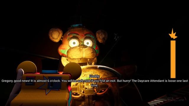 FNAF - Unmasked Freddy Attacks Gregory & BAD ENDING - Five Nights at Freddy's: Security Breach смотреть онлайн