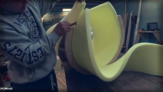 МЯГКОЕ КРЕСЛО СВОИМИ РУКАМИ. Каретная стяжка DIY смотреть онлайн