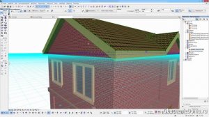ArchiCAD 19 (архикад). Проблема отсечения стен крышей. (Алексей Каширский)