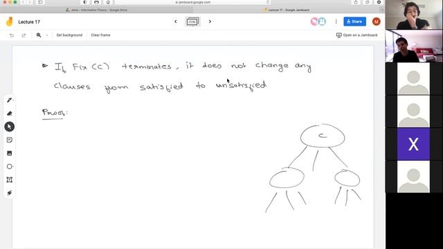 Lecture 17: Algorithmic Lovász Local Lemma via entropy compression смотреть онлайн