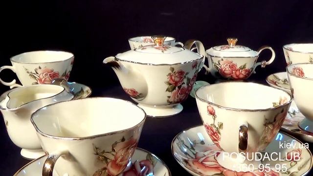 Чайный сервиз Letoile Design De Limoges корейская роза 215-023 - обзор Posudaclub.kiev.ua