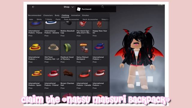 FREE ACCESSORIES! HOW TO GET FREE BACKPACK & WINGS ROBLOX смотреть онлайн