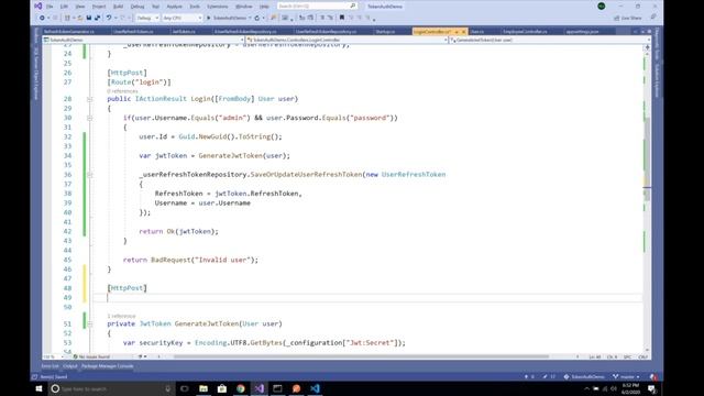 Refresh Token in Asp.Net Core with JWT смотреть онлайн
