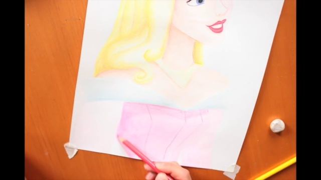 Drawing: PRINCESS AURORA | Sleeping Beauty | BUDGET ART смотреть онлайн