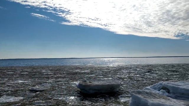 Ледяная шуга. Финский залив. смотреть онлайн