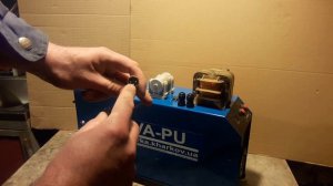 Подключение подающего механизма SSVA-PU к сварочному инвертору ПАТОН ВДИ-160Р