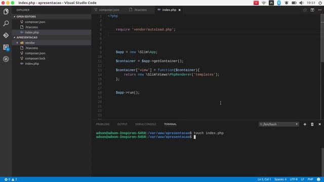 Estrutura de diretórios slim Php смотреть онлайн