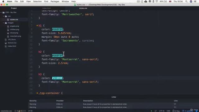 CSS Font Property Challenge Solutions | 100 Days of Code: The Complete Python Pro Bootcamp for 2022 смотреть онлайн