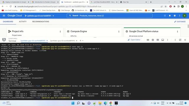 Introduction to Docker | Qwiklabs [GSP055] [NEW] смотреть онлайн