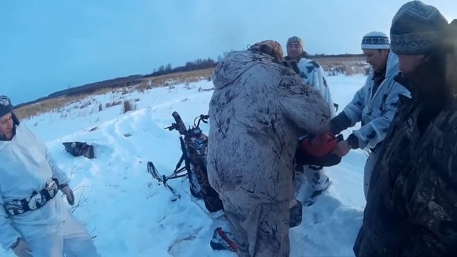 Зверя нет, поэтому покатушки мотособака Омич, снегоход Динго 125, Паджеро Спорт. смотреть онлайн