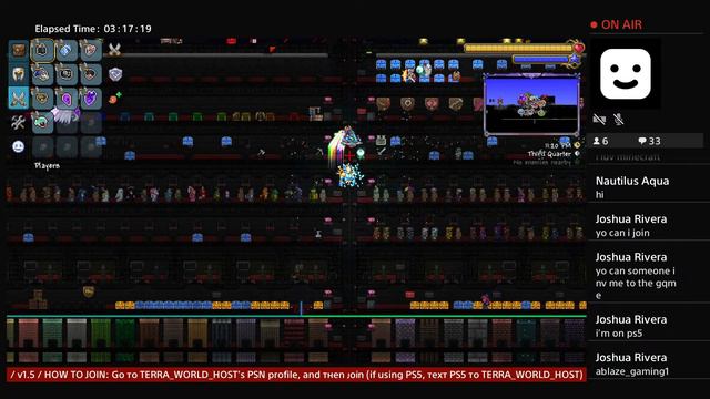 (LIVE) | PS4 | Ultimate All Items World 1.4.4 | 24/7 | SERVER 1 | Terraria | смотреть онлайн