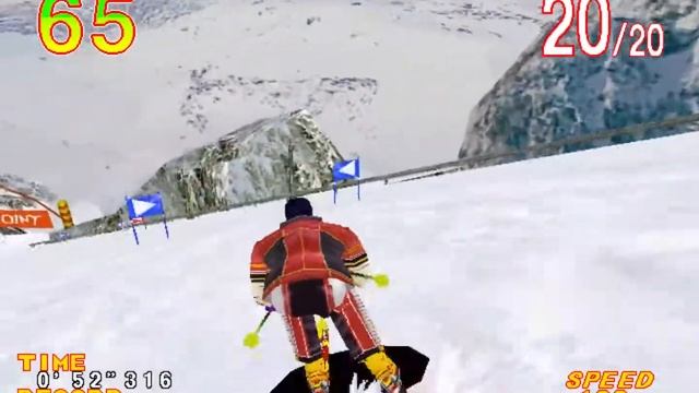 Alpine Racer 2 (ARC) Gate Racing Technical Course Longplay & Ending смотреть онлайн