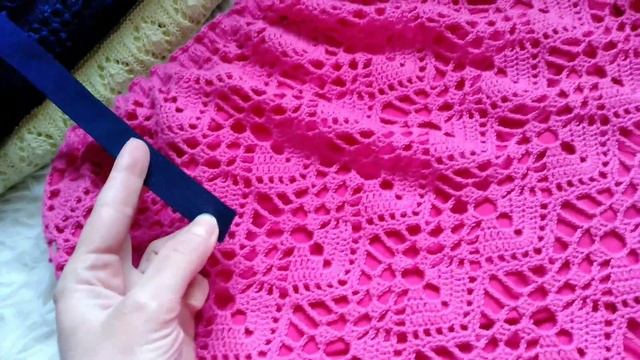 Как пришить подклад к вязаной юбке ?️ Юбка цвета ,,ФЛОКС"?️ Крючок?️ смотреть онлайн