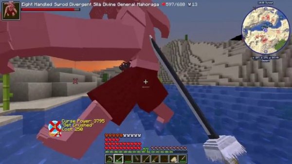 ALL THE BEST CURSED TECHNIQUES! Minecraft Jujutsu Kaisen Mod Episode 4