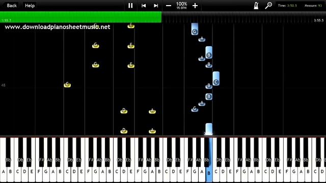 Maroon 5 - Animals - Piano Tutorial + Sheets смотреть онлайн