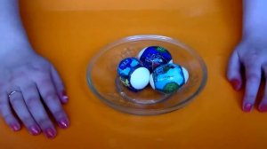 Эксперимент! Как украсить пленкой Пасхальные яйца.