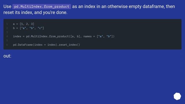 cartesian product in pandas смотреть онлайн