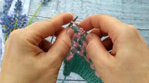 ДВУХЦВЕТНЫЙ УЗОР СПИЦАМИ //Простой и Красивый