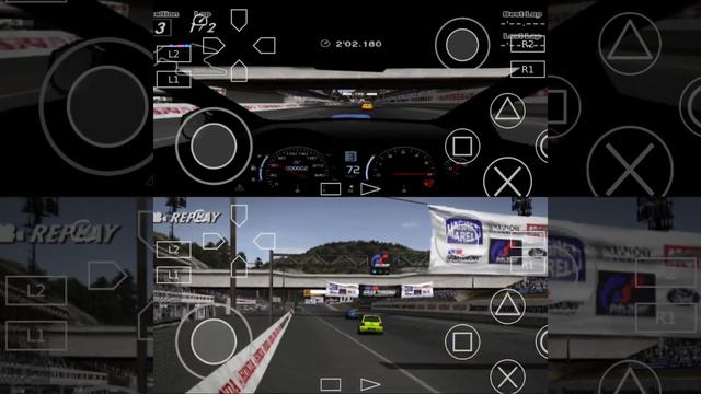 Gran Turismo 4 Rally Android Cockpit view replay Android Aethersx2 emulator 1x (sync) смотреть онлайн
