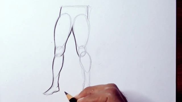How to draw Legs step by step Art Fundamentals Leg Drawing easy tutorial sketching basics tutorial смотреть онлайн