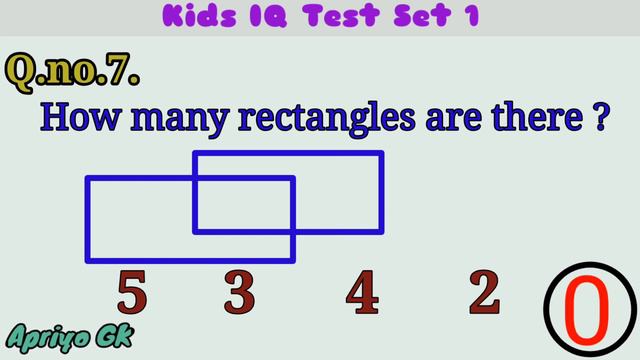 Kids IQ Test || Child IQ || Set 1 смотреть онлайн