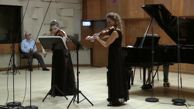 Spohr Duo Concertante for Two Violins Op.39 No.1 - Hadar Rimon, Iryna Gintova смотреть онлайн