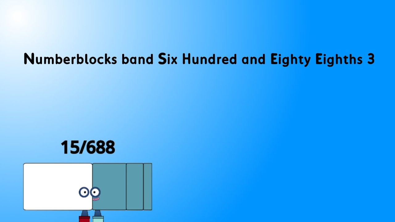 Numberblocks band Six Hundred and Eighty Eighths 3 смотреть онлайн