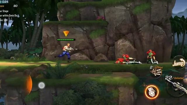 Contra Returns : Обзор игры ( Платформер ) на андроид смотреть онлайн