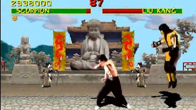 Mortal Kombat Arcade Version Revision 1.0 Very Hard Playthrough Scorpion смотреть онлайн