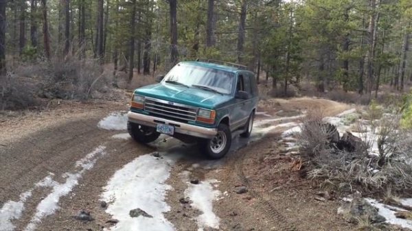 Ford Explorer 2 wheel drive off road