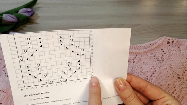 Ажурный джемпер спицами. Описание | Джемпер из полухлопка смотреть онлайн