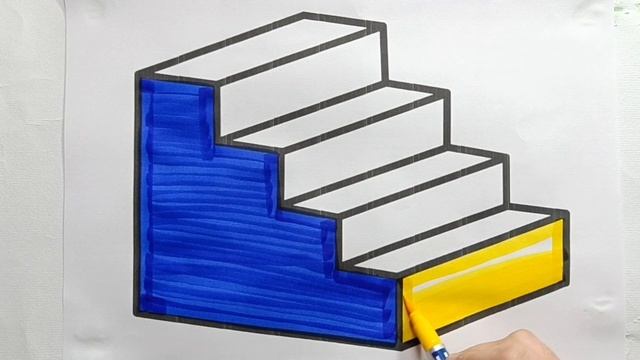 Stairs Painting, Coloring for Kids & Toddlers | How to Paint a Stairs step by step смотреть онлайн