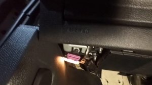 Где находится диагностический разьем OBD на VW Golf6/Where is the OBD diagnostic connector VW Jetta