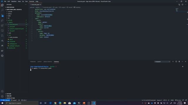 Dapr Basics: PubSub on Kubernetes with Azure Service Bus смотреть онлайн