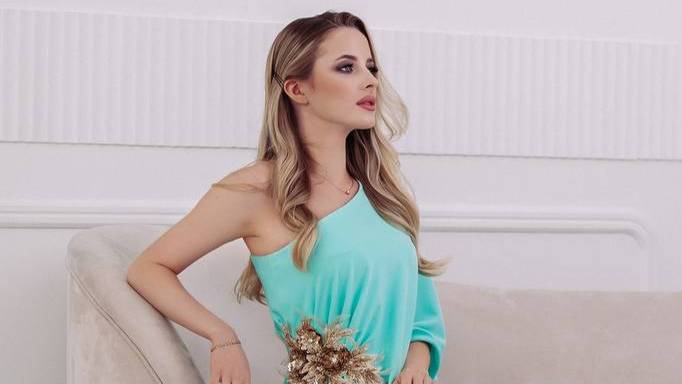 Как сшить вечернее платье "Весна" Часть 15