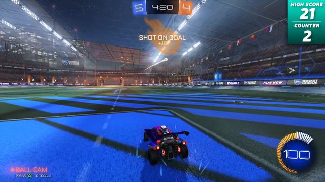 ROCKET LEAGUE, BUT I'M ON BOTH TEAMS AT THE SAME TIME смотреть онлайн