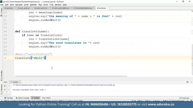 Python Jarvis Tutorial - Part 2 | Creating Voice Assistant Using Python Speech Recognition | Edurek смотреть онлайн