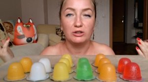 Мукбанг / Дети на НУДИСТСКОМ пляже / МИНИ - фруктовое ЖЕЛЕ