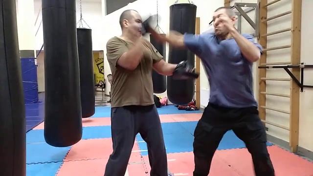 "Радабор"Упреждающий прямой удар, с уходом с линии атаки. Постановка удара на лапах. смотреть онлайн