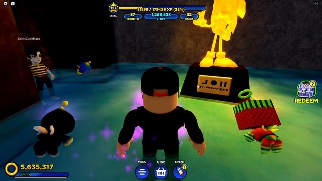 SECRET CODE TO GET SUPER SONIC GOLDEN IN SONIC SPEED SIMULATOR - Roblox смотреть онлайн