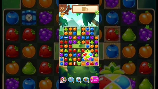 Fruits Master Level 93 - No Booster (fruits match 3 Puzzle) || GamerChets смотреть онлайн