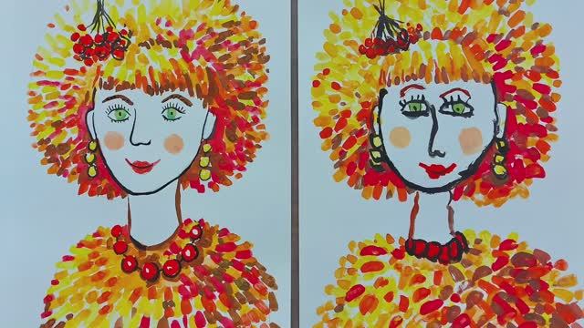 КАК НАРИСОВАТЬ ОСЕНЬ быстро и просто смотреть онлайн