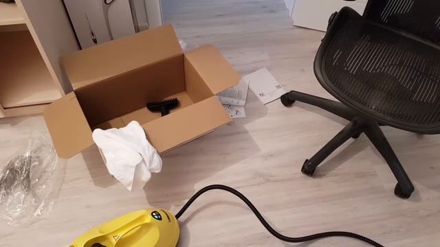 Распаковка и тестирование нового пароочистителя -необходимой для загородного дома техники