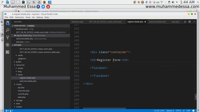 19 Laravel add CSS and Javascript to template смотреть онлайн